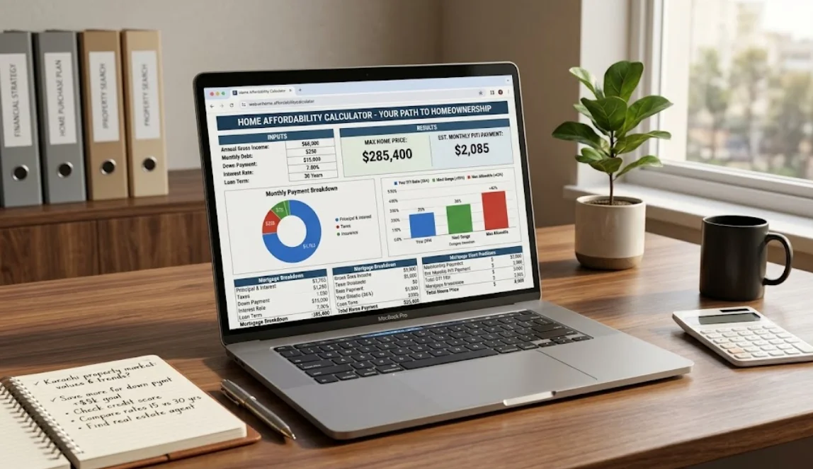 online home buying calculator for planning mortgage payments