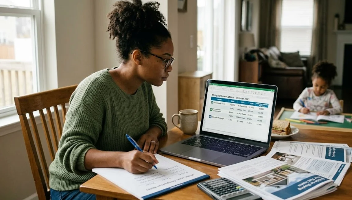 comparing home loan options for first time buyers